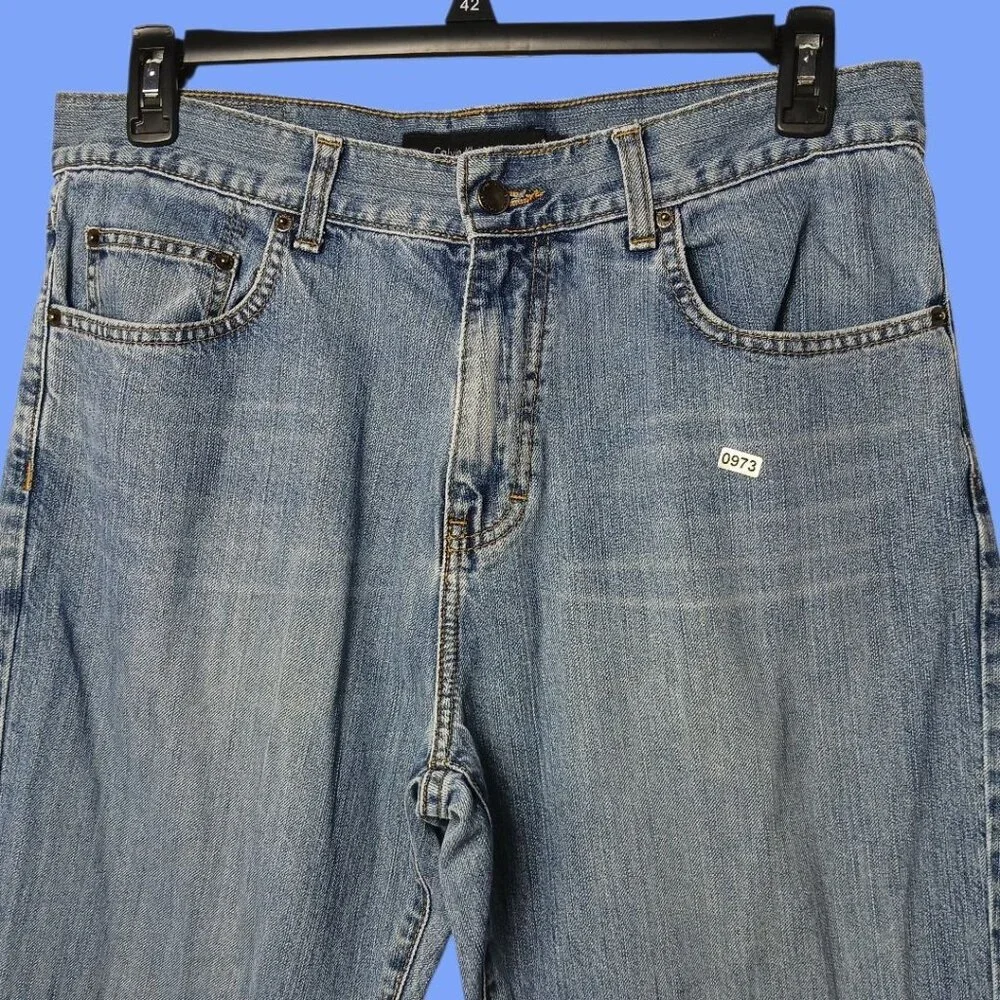 Gap Mens 1969 Straight Fit Denim Jeans Medium Wash Cotton Casual Wear Size 36/34 - Picture 6 of 16